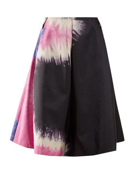 prada tie dye skirt|prada skirts.